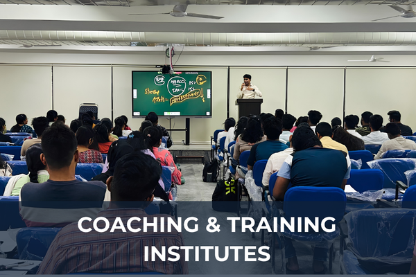Coaching and training institutes ordering branded bags