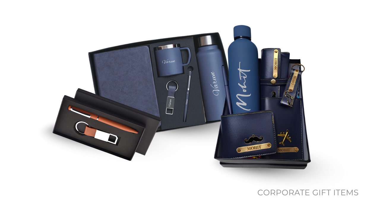 Custom corporate gift items manufactured in bulk by BAGS2CROWN, Mumbai