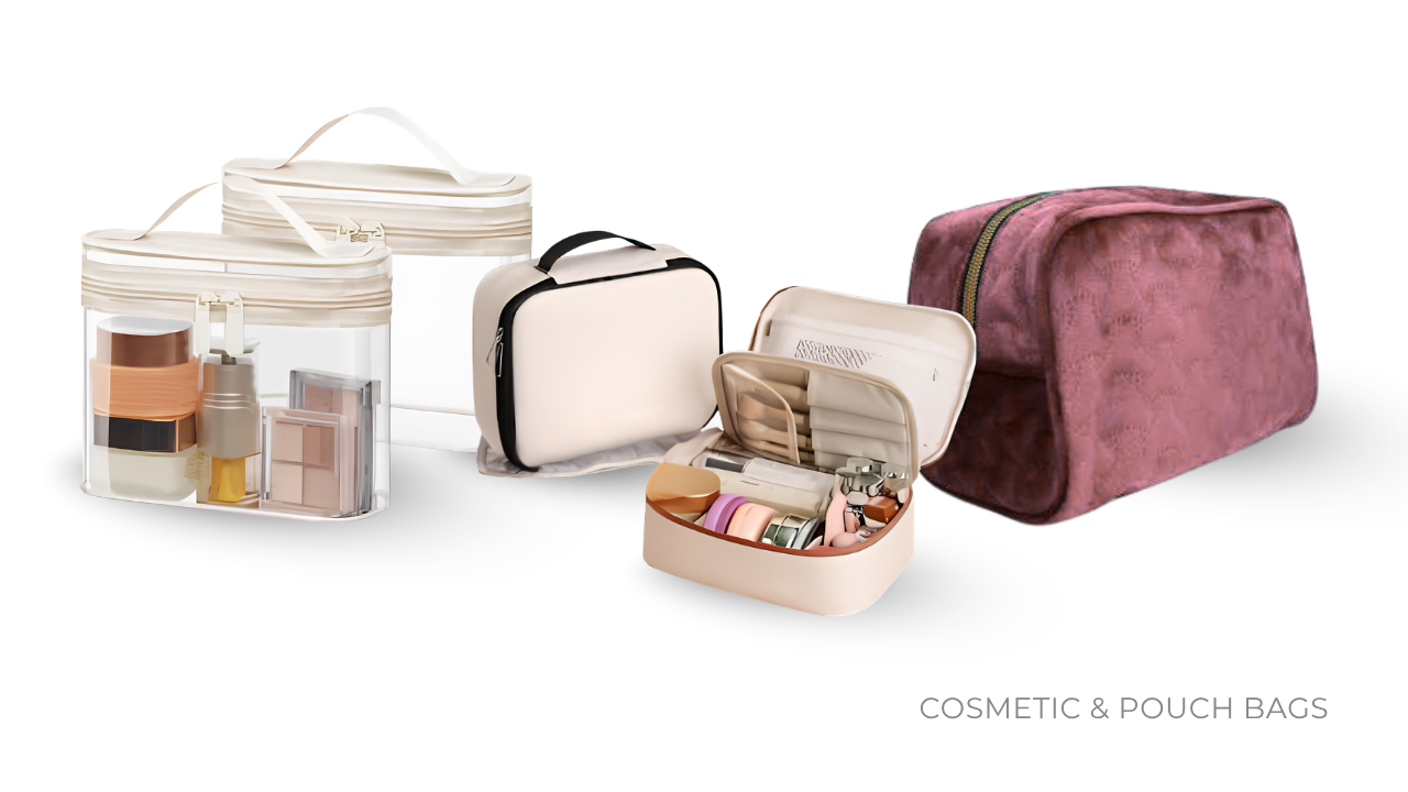 Bulk cosmetic and pouch bags manufacturing for corporate gifting, Mumbai