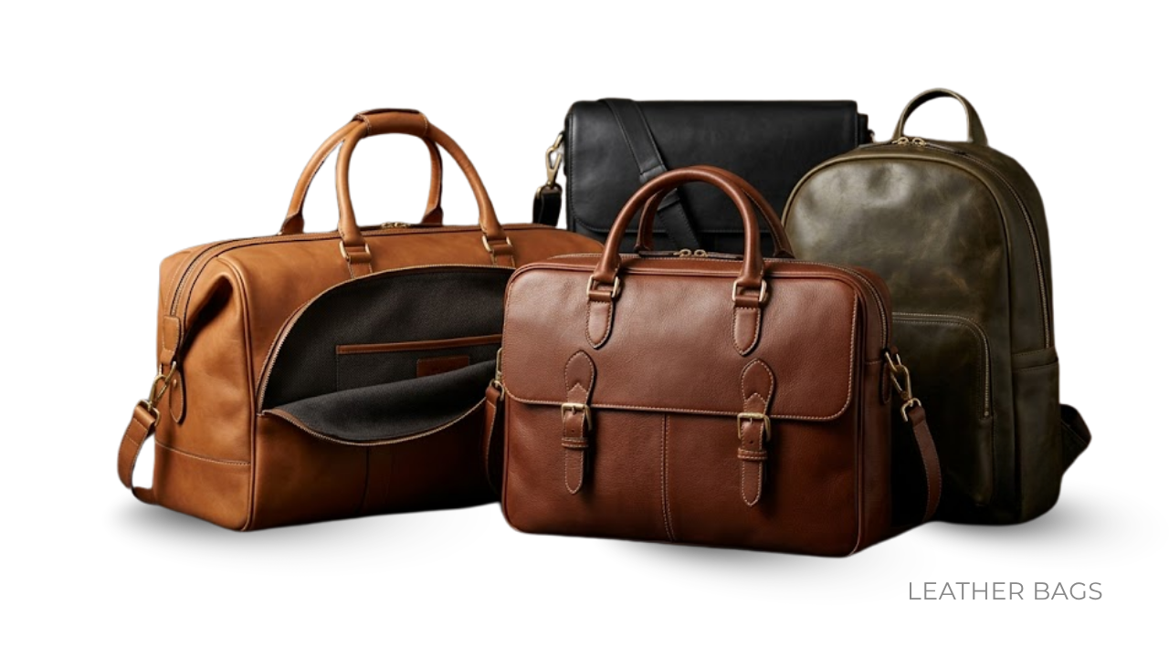 Custom leather bags manufactured in bulk by BAGS2CROWN, Mumbai