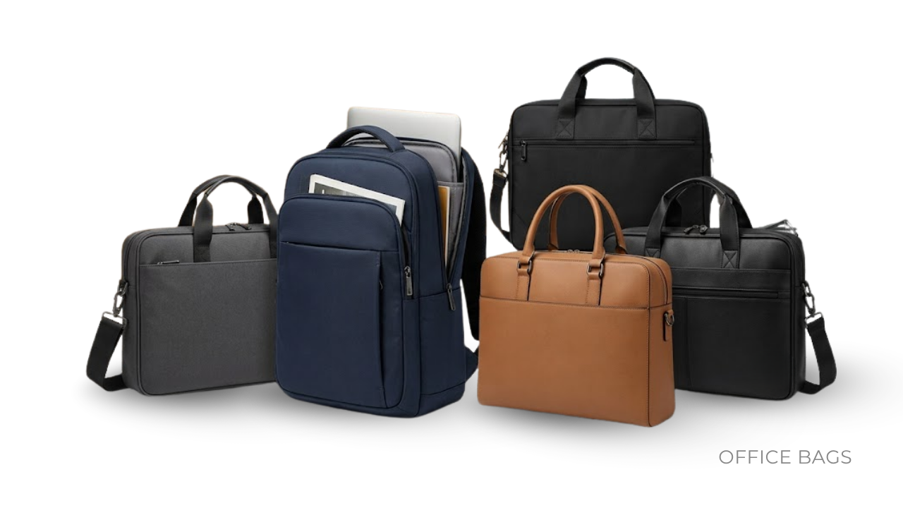 Custom office bags manufactured in bulk by BAGS2CROWN, Mumbai