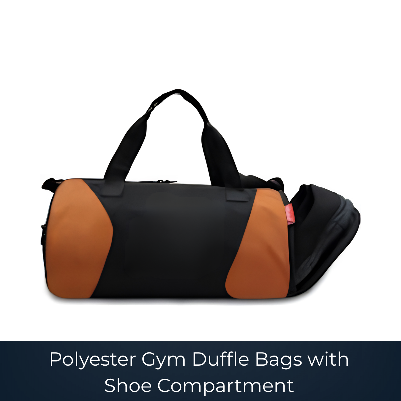 Custom gym duffle bag with shoe compartment by Bags2Crown Mumbai