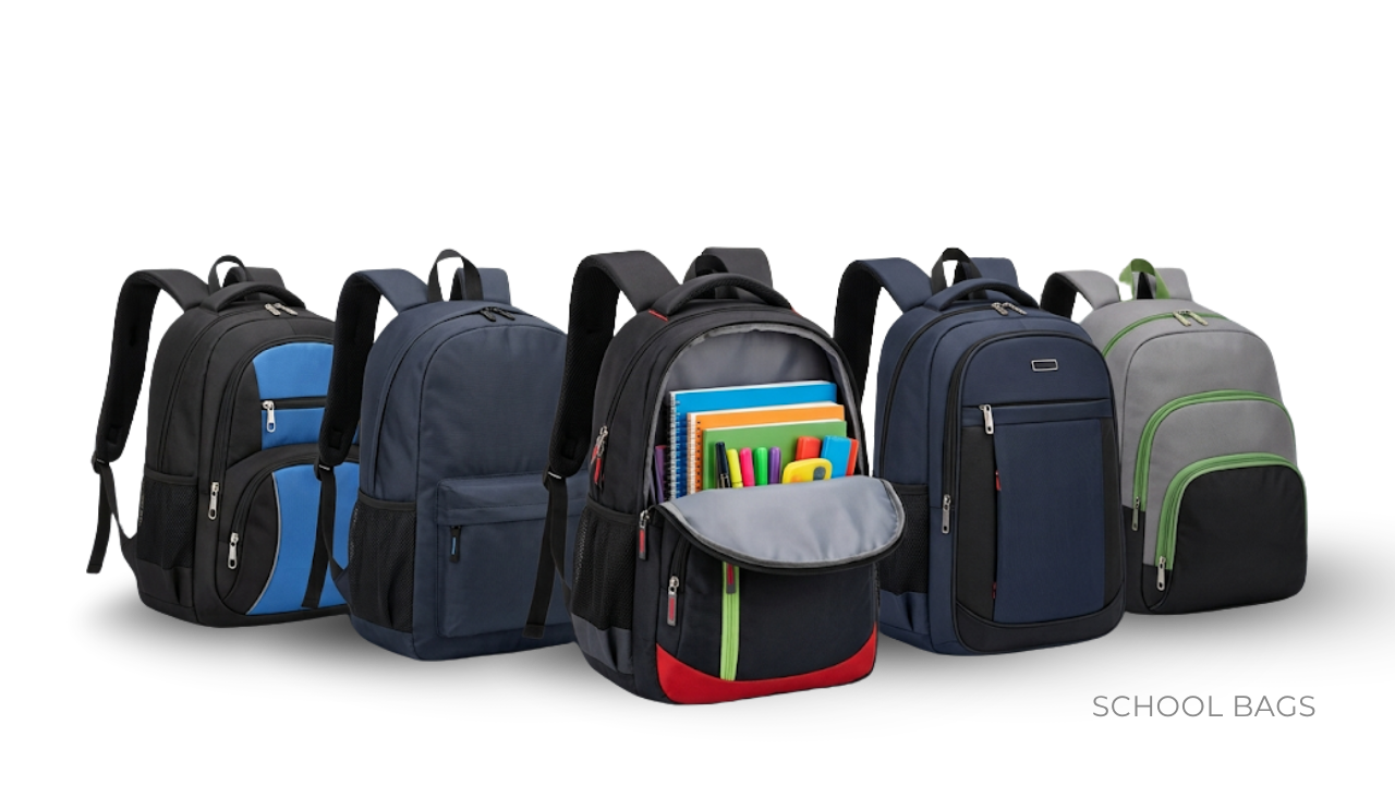 Bulk school bags manufacturing for corporate gifting, Mumbai