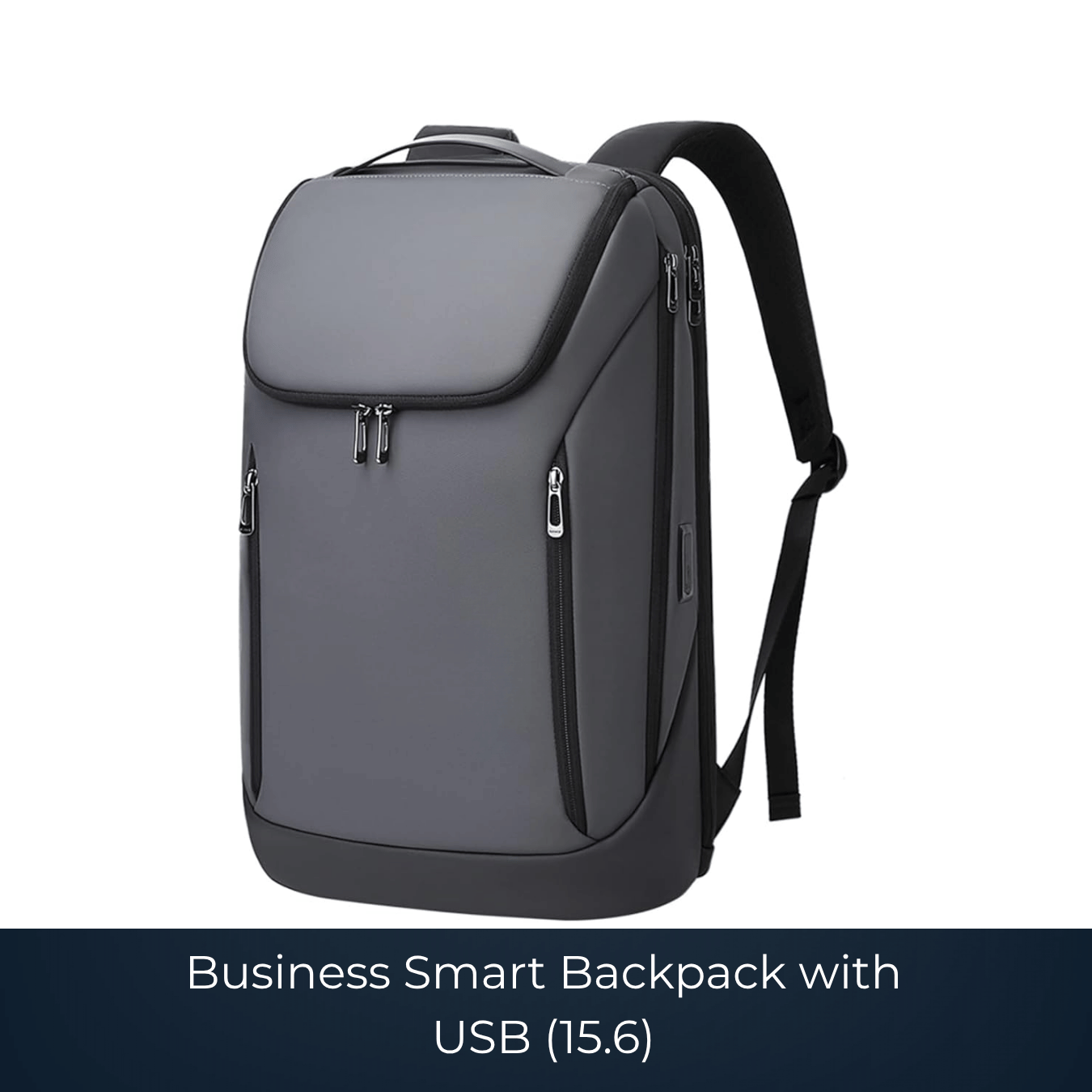 Business smart backpack with USB port manufactured by Bags2Crown Mumbai