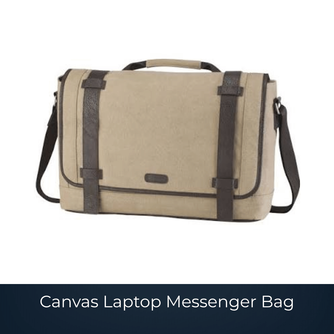 Custom canvas laptop messenger bag manufactured by Bags2Crown Mumbai