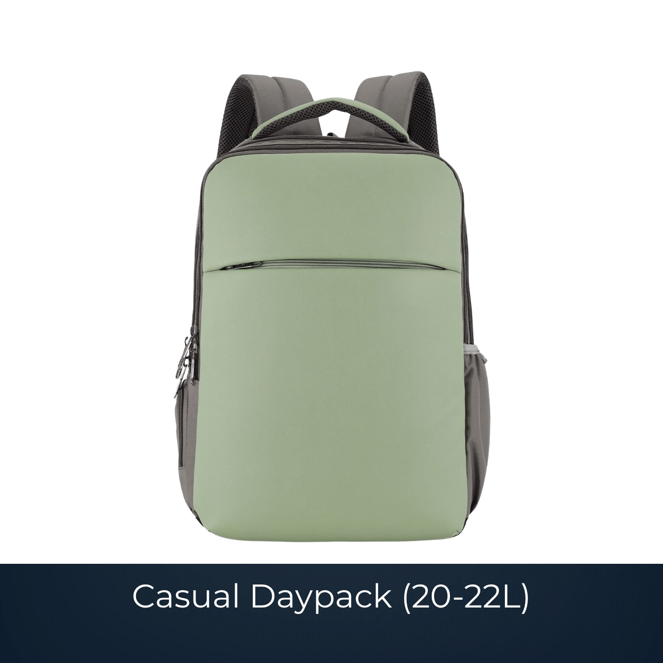 Custom 20 to 22 litre casual daypack manufactured by Bags2Crown Mumbai