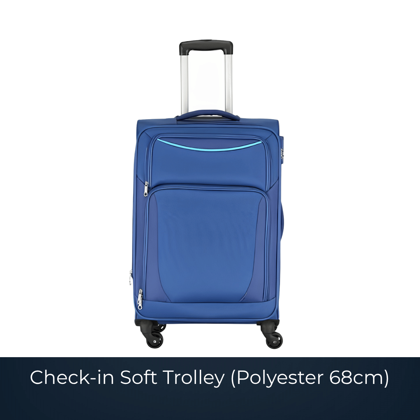 68cm polyester check-in trolley bag supplied by Bags2Crown Mumbai