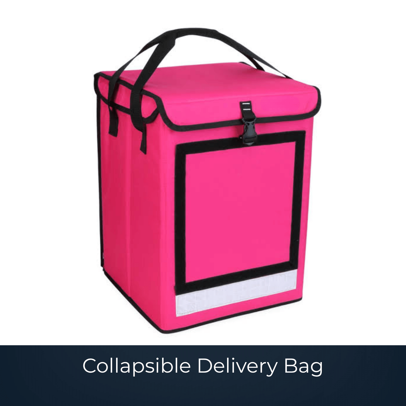 Collapsible fold-flat delivery bag supplied by Bags2Crown Mumbai