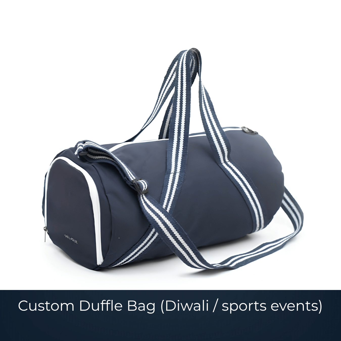 Custom branded duffle bag for corporate and sports events by Bags2Crown Mumbai