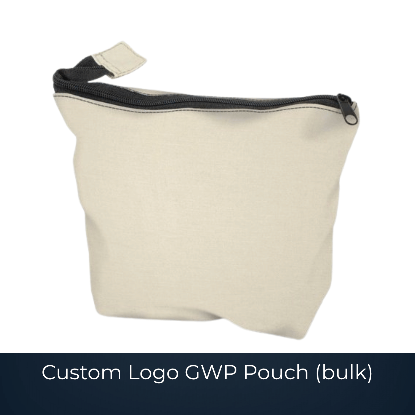 Bulk custom logo gift-with-purchase pouch by Bags2Crown Mumbai