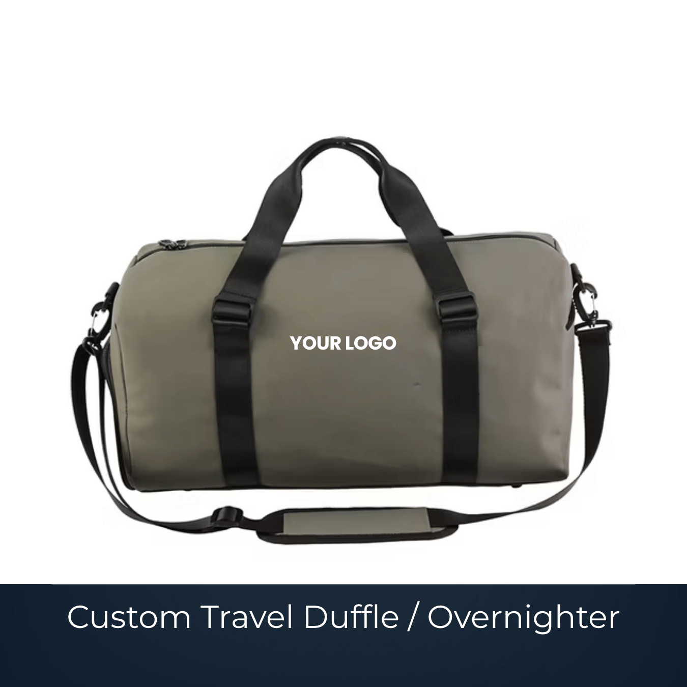Custom branded travel duffle overnighter by Bags2Crown Mumbai
