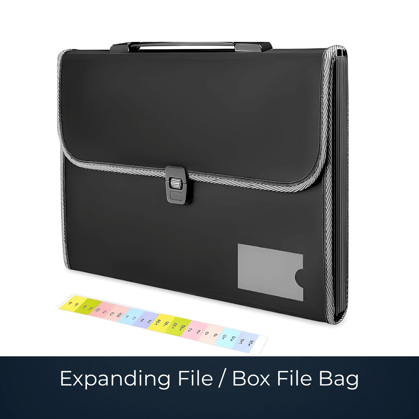 Custom expanding file and box file bag by Bags2Crown Mumbai