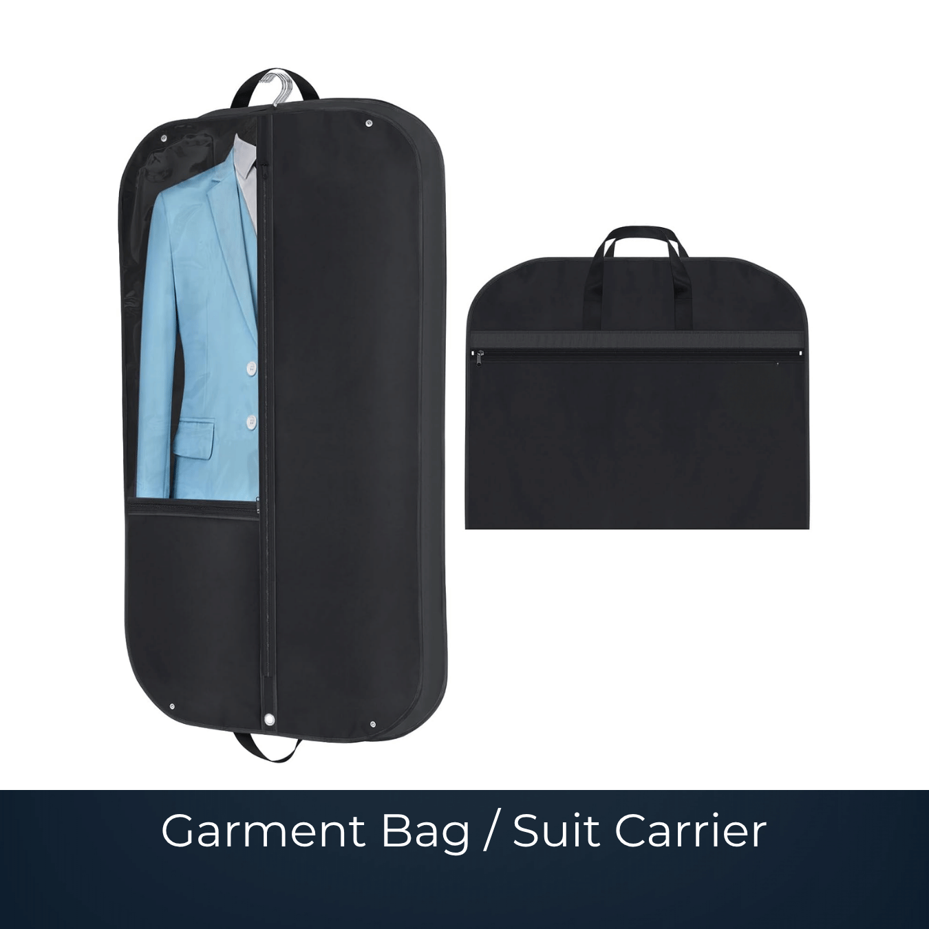 Custom garment bag and suit carrier manufactured by Bags2Crown Mumbai