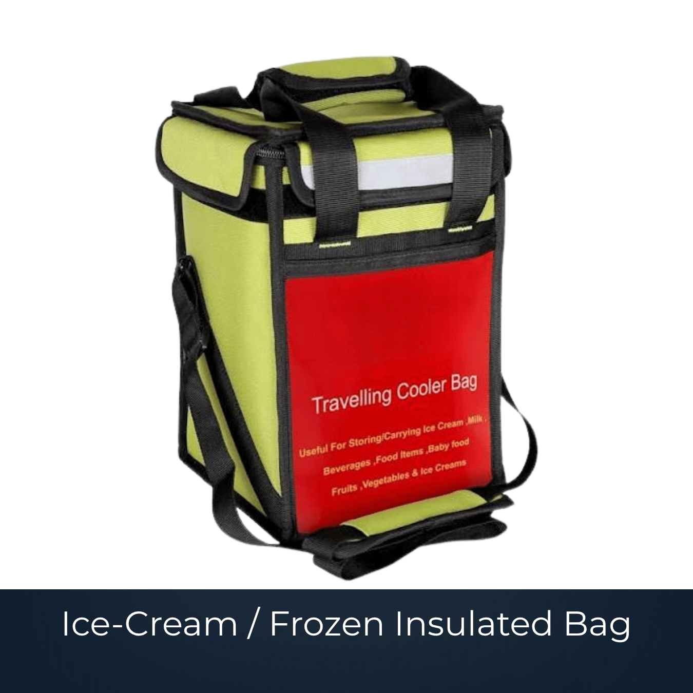 Insulated frozen and ice-cream delivery bag supplied by Bags2Crown Mumbai