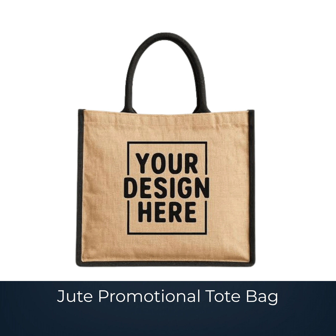 Bulk juco jute-cotton promotional shopper by Bags2Crown Mumbai