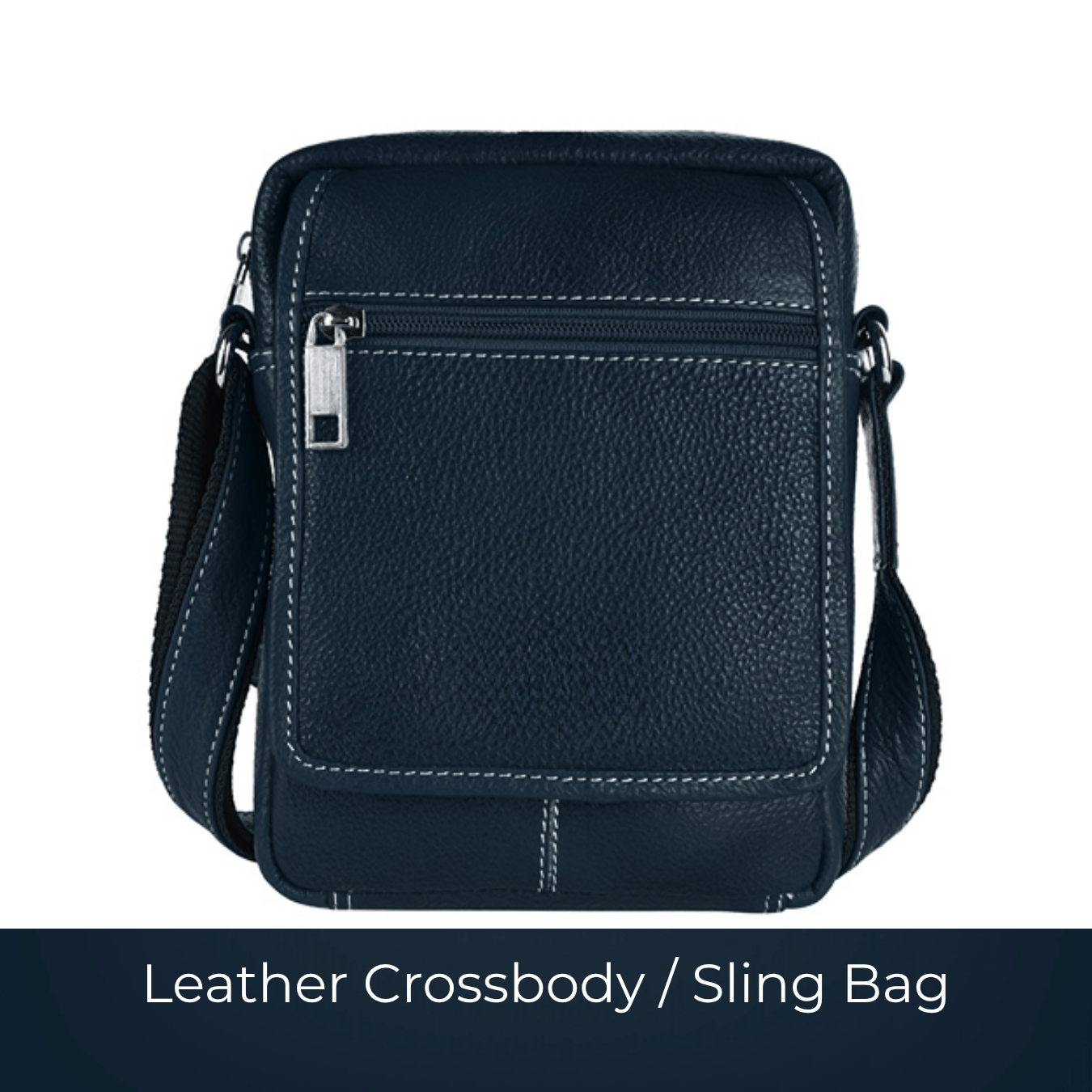 Handcrafted leather crossbody sling bag by Bags2Crown Mumbai