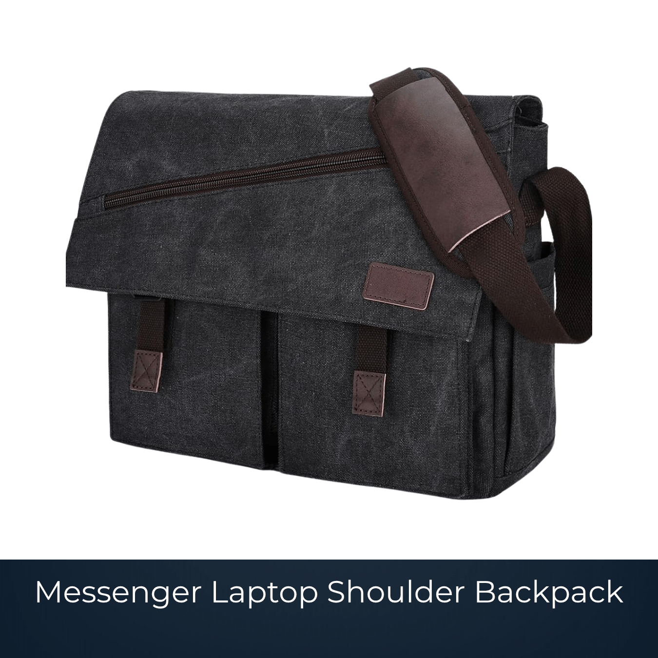 Custom single-strap laptop shoulder bag manufactured by Bags2Crown Mumbai