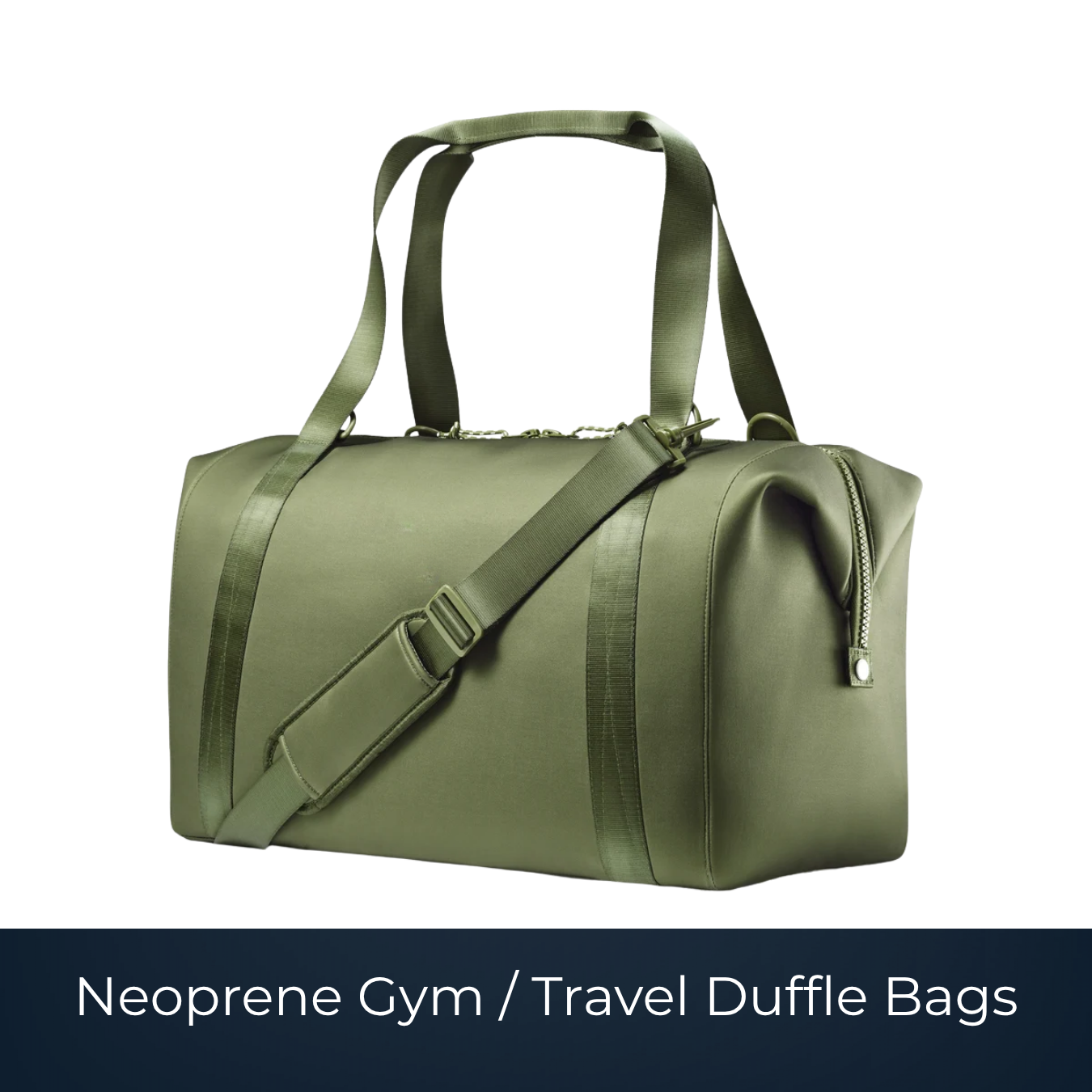 Custom neoprene gym and travel duffle bag by Bags2Crown Mumbai
