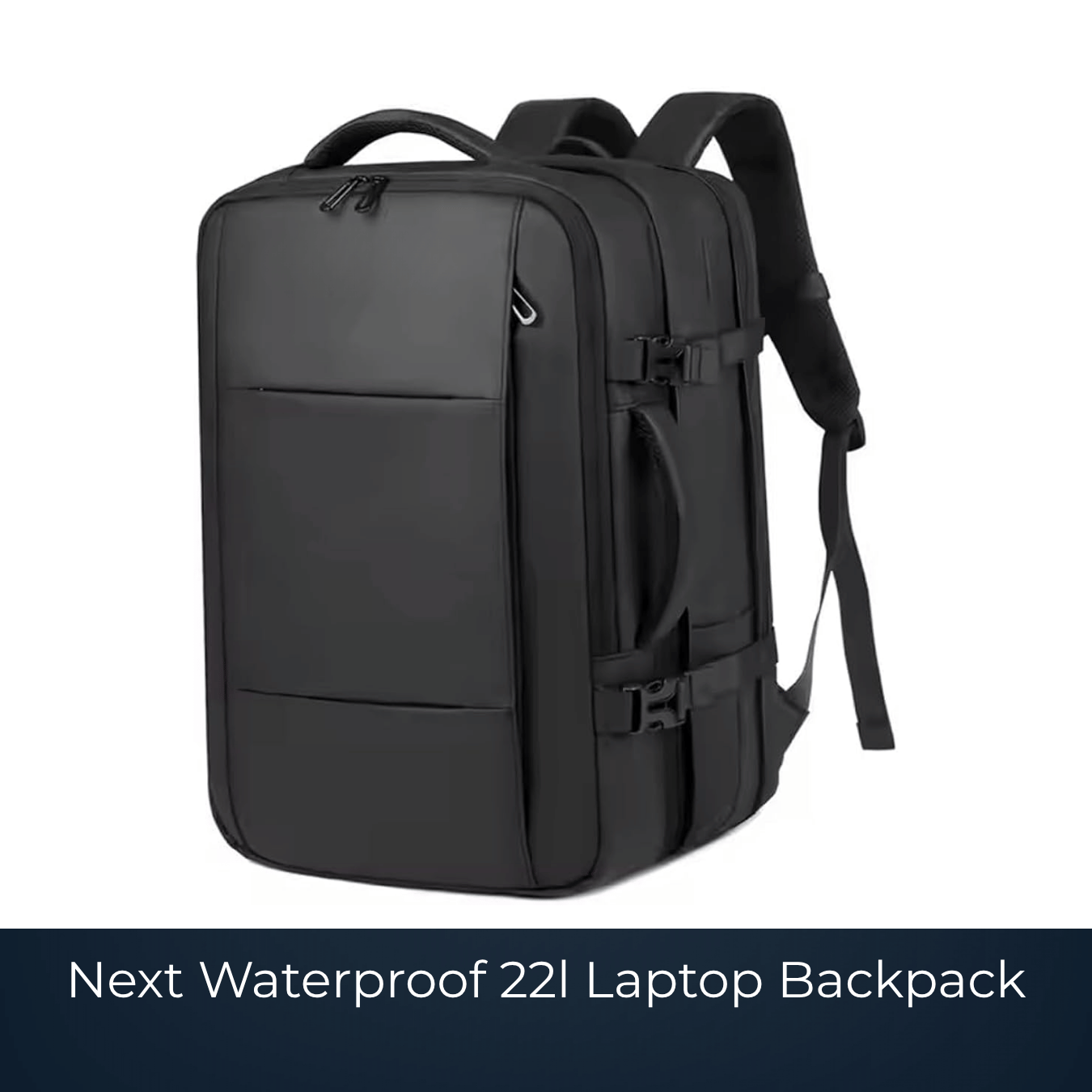 Waterproof 22 litre compact laptop backpack manufactured by Bags2Crown Mumbai