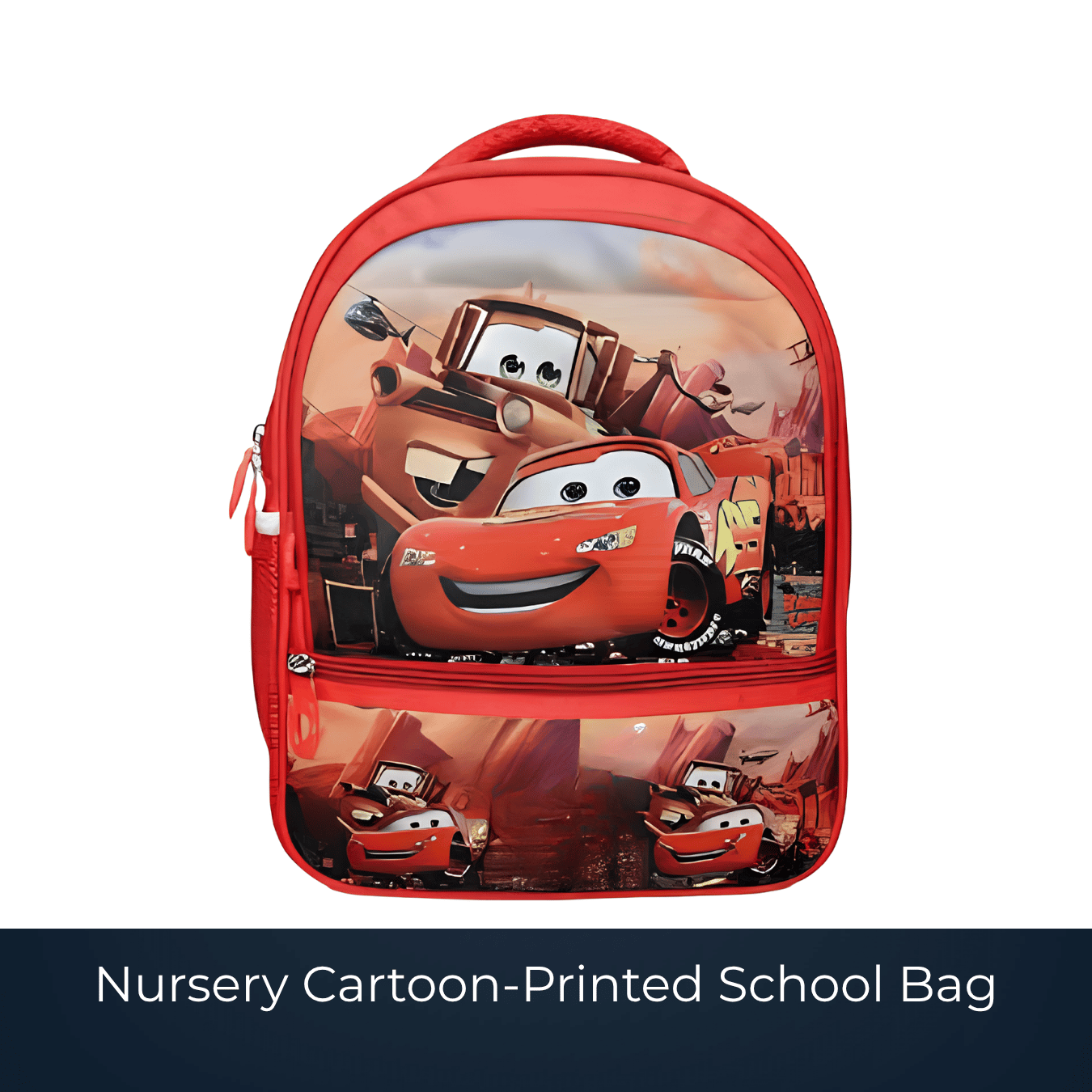 Custom cartoon printed nursery school bag by Bags2Crown Mumbai
