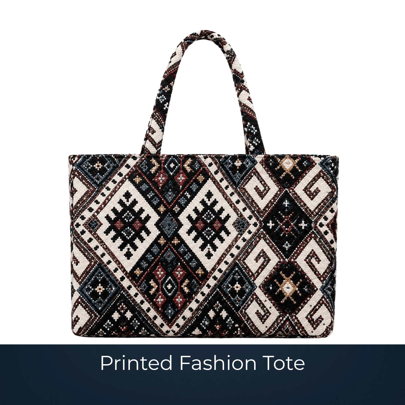 Custom printed fashion tote bag manufactured by Bags2Crown Mumbai