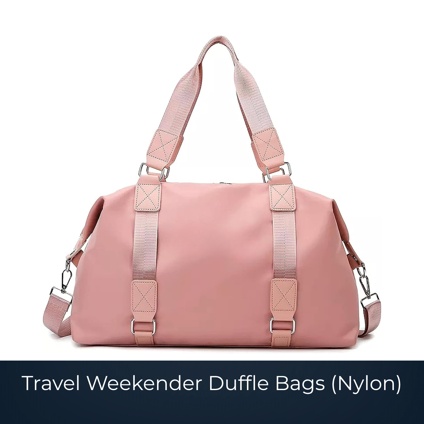 Custom nylon travel weekender duffle bag by Bags2Crown Mumbai