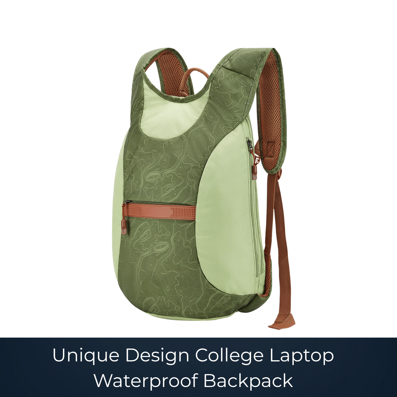 Unique design college laptop waterproof backpack for students
