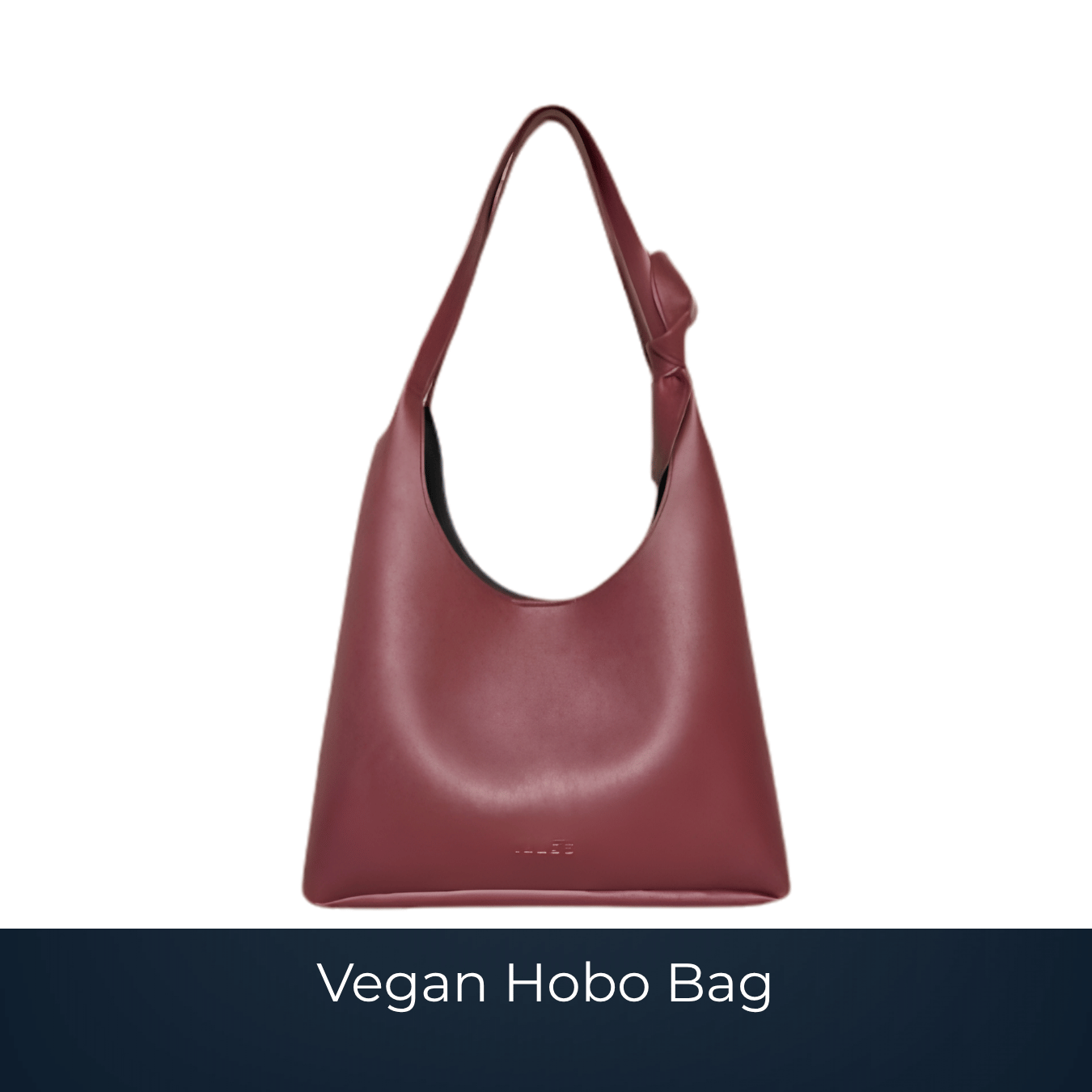 Custom vegan leather hobo bag manufactured by Bags2Crown Mumbai