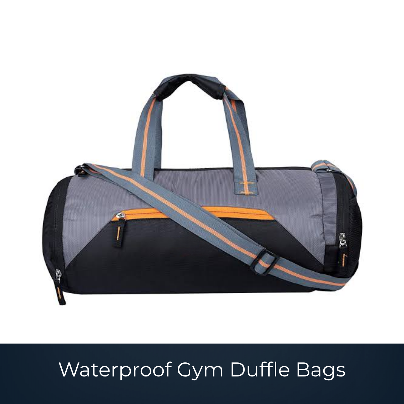 Custom waterproof gym duffle bag manufactured by Bags2Crown Mumbai