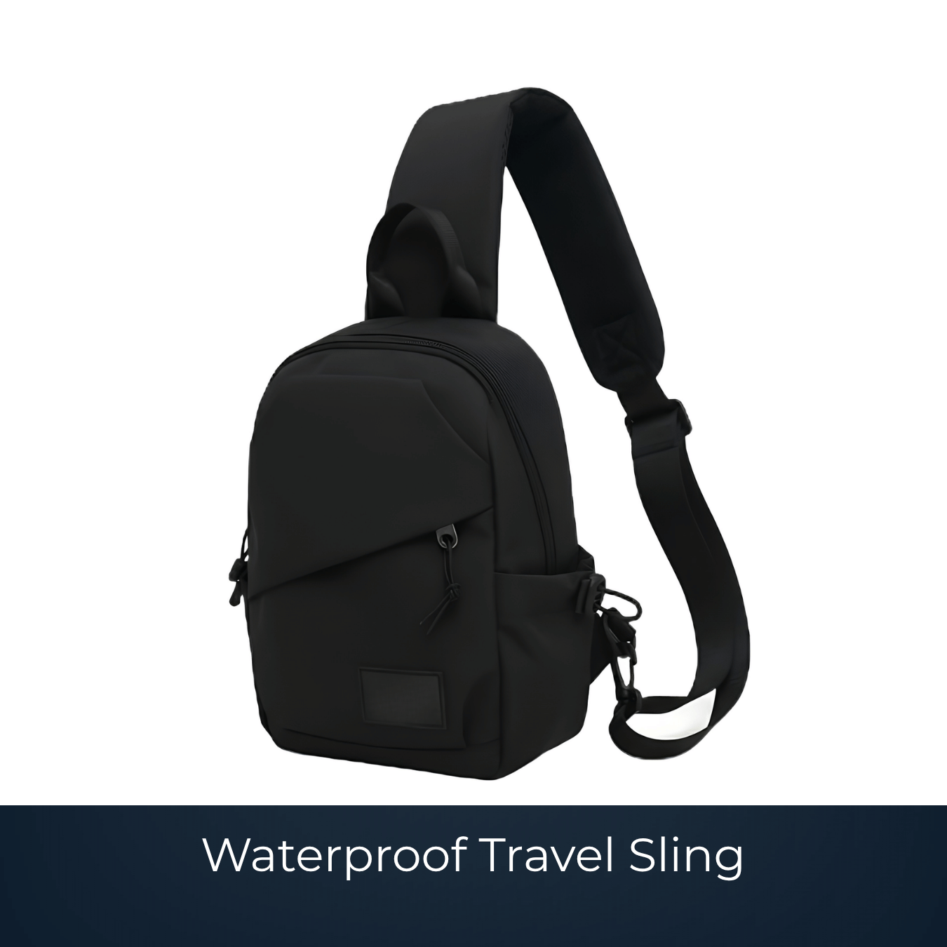 Custom waterproof travel sling bag manufactured by Bags2Crown Mumbai