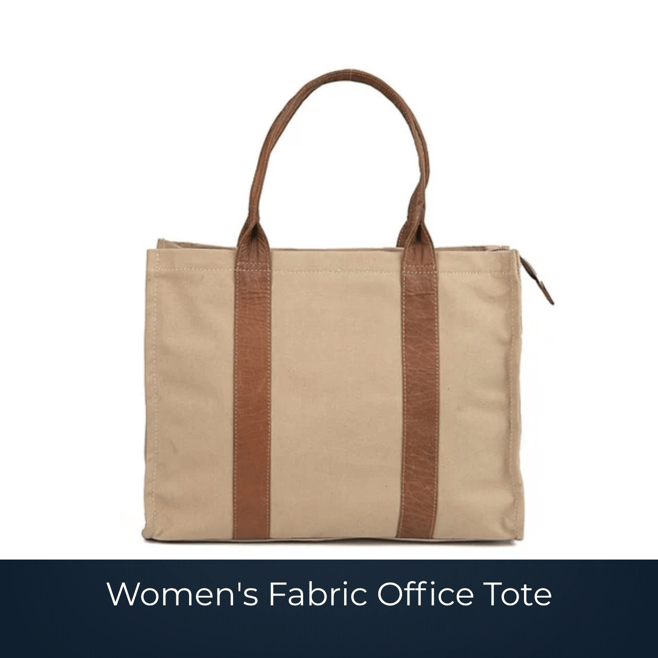 Women’s fabric office tote bag with spacious design for work essentials